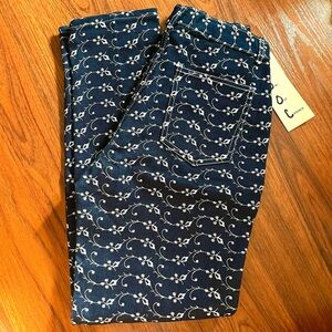 Vintage Day Out Casuals Patterned Floral High Rise Jeans